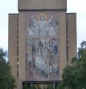 Touchdown Jesus mural at the University of Notre Dame, IN
